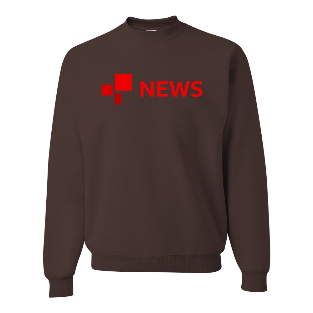 Men's BBC News  JERZEES NuBlend Crewneck Sweatshirt