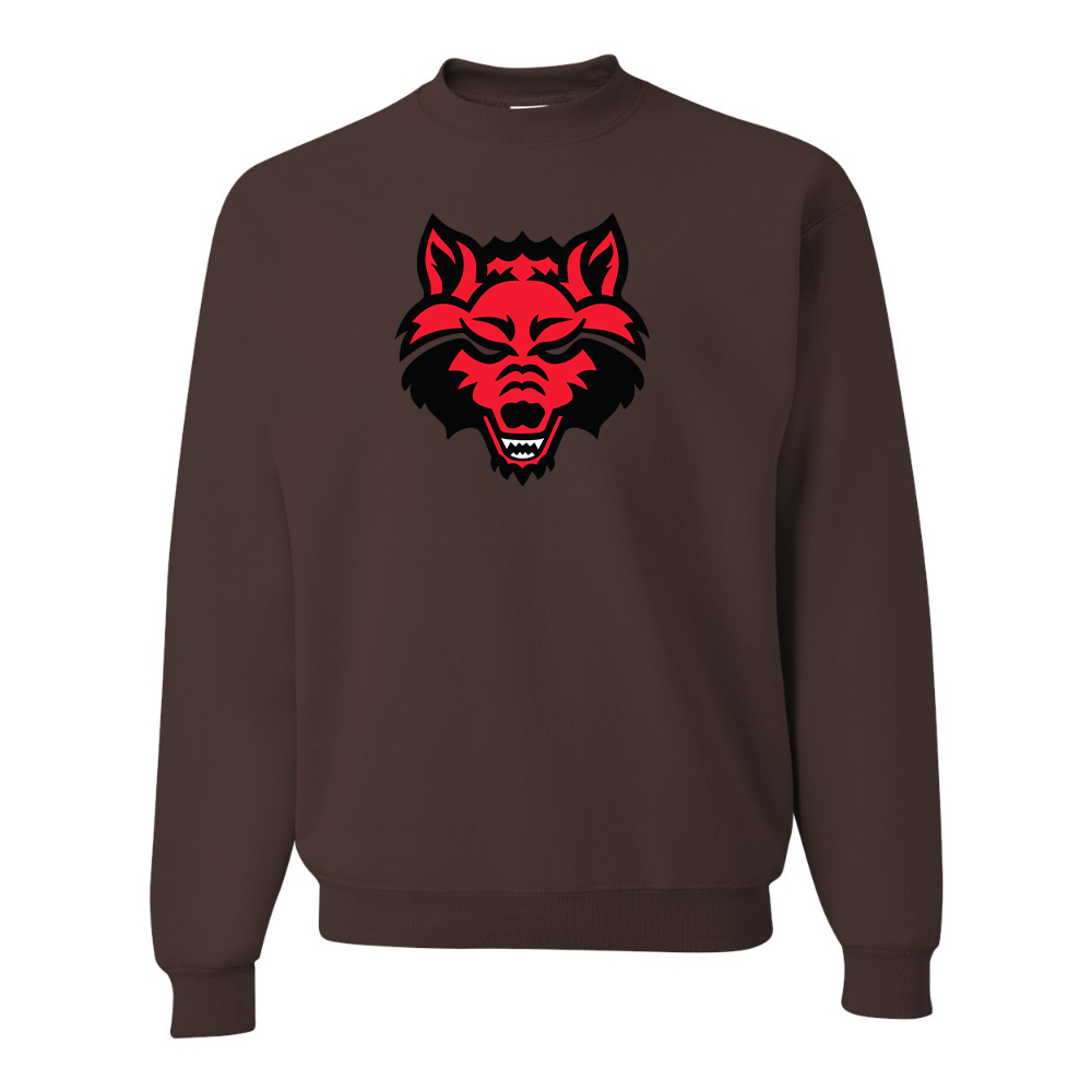 Men's Arkansas State Red Wolves JERZEES NuBlend Crewneck Sweatshirt
