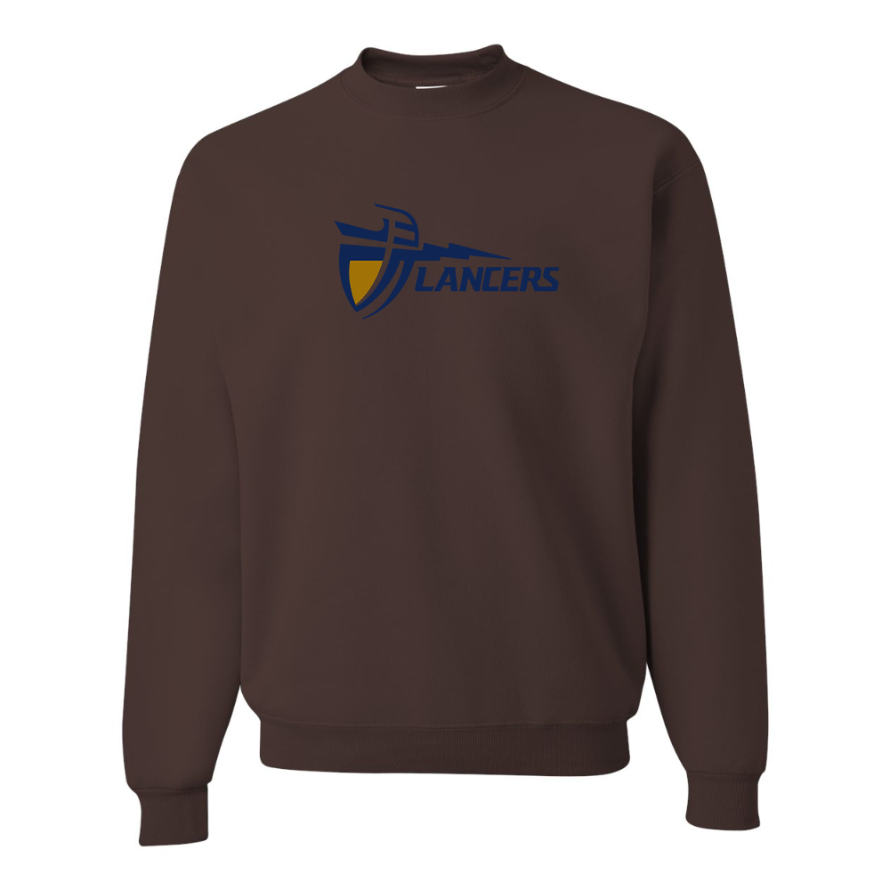 Men's California Baptist Lancers JERZEES NuBlend Crewneck Sweatshirt