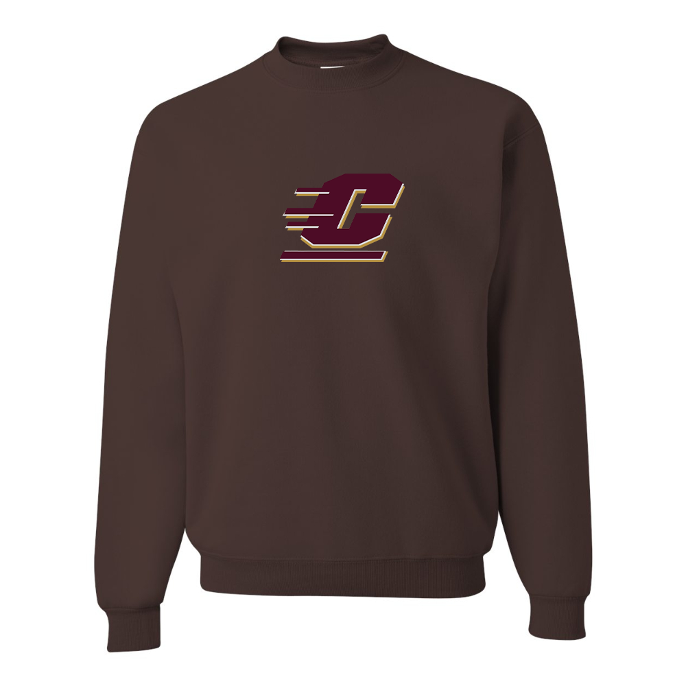 Men's Central Michigan Chippewas JERZEES NuBlend Crewneck Sweatshirt