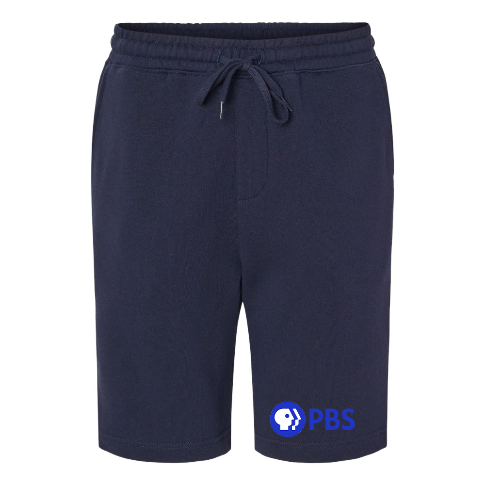 Men's PBS Blue Independent Trading Co Midweight Fleece Shorts