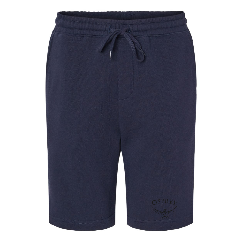 Men's Osprey Black Independent Trading Co Midweight Fleece Shorts