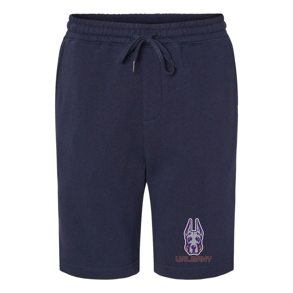 Men's Albany Great Danes  Independent Trading Co Midweight Fleece Shorts