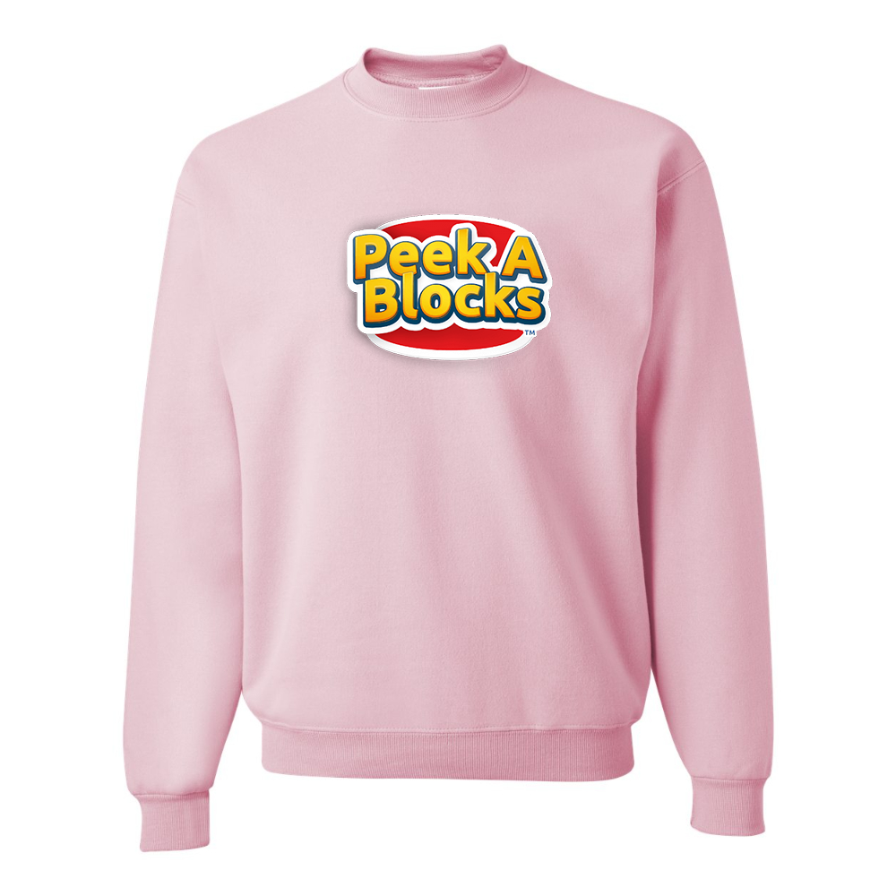 Men's Peek A Blocks JERZEES NuBlend Crewneck Sweatshirt