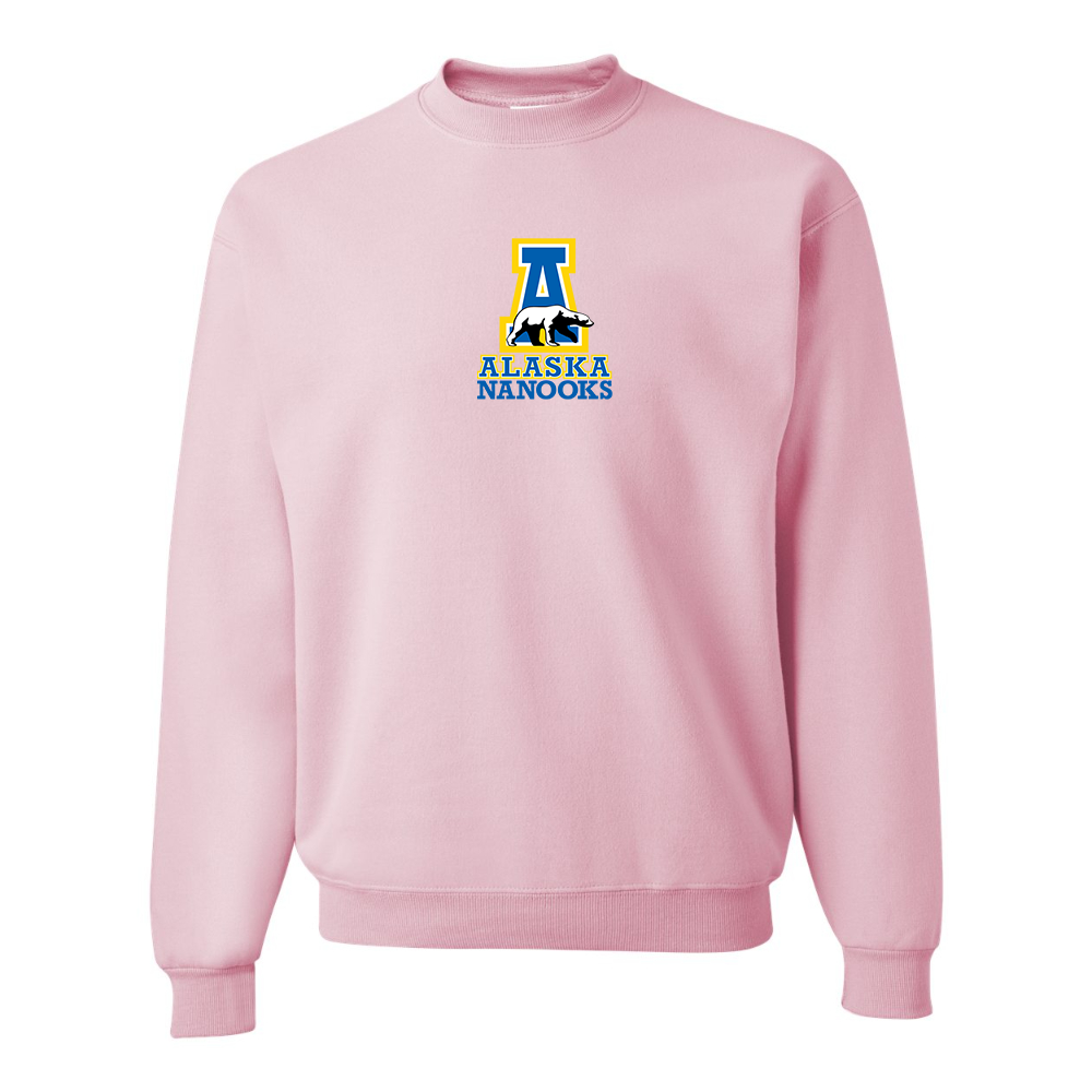 Men's Alaska Nanooks  JERZEES NuBlend Crewneck Sweatshirt
