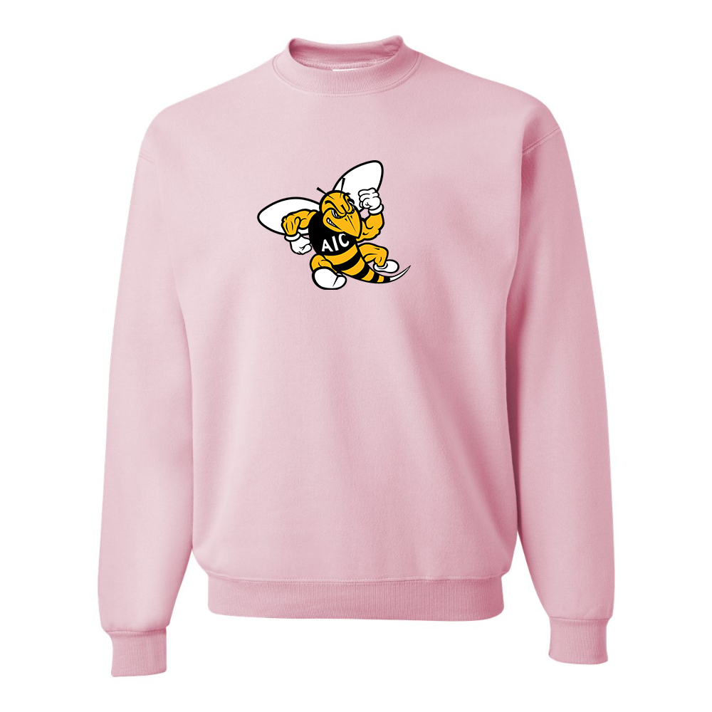 Men's AIC Yellow Jackets  JERZEES NuBlend Crewneck Sweatshirt