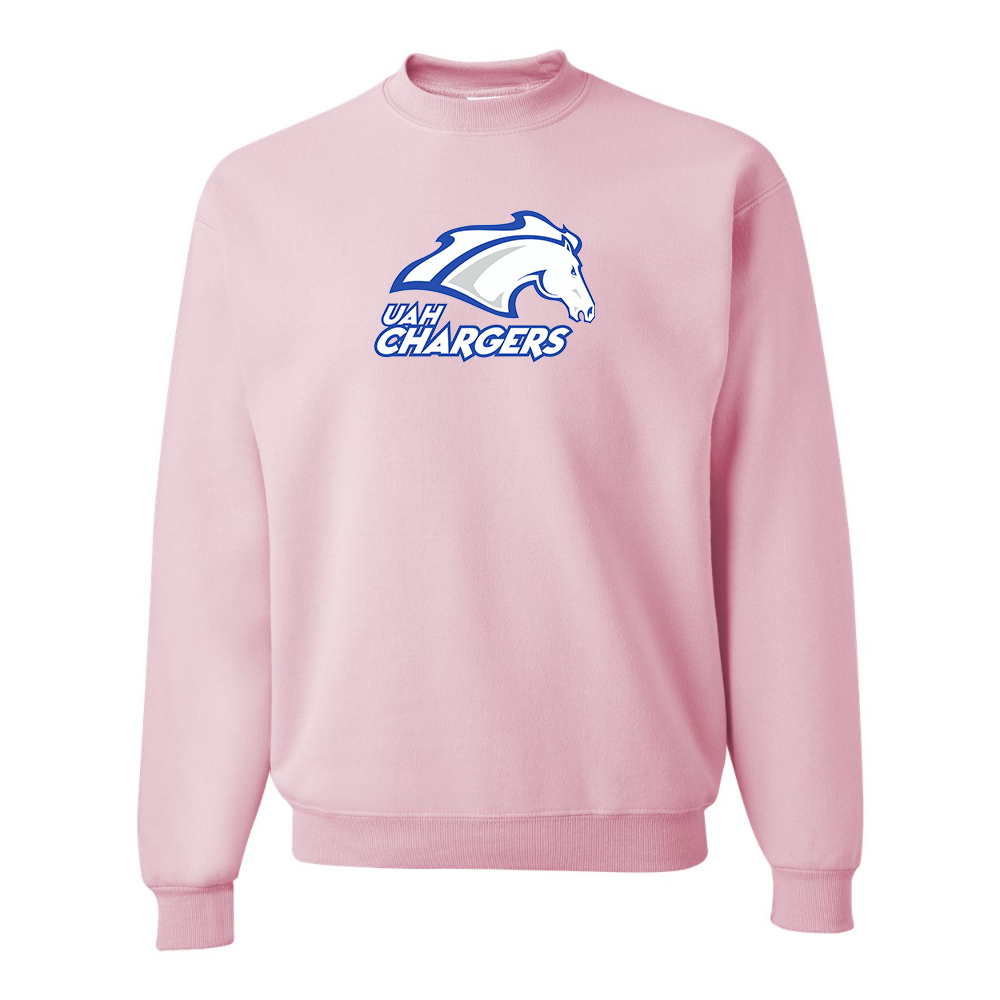Men's Alabama Huntsville Chargers JERZEES NuBlend Crewneck Sweatshirt
