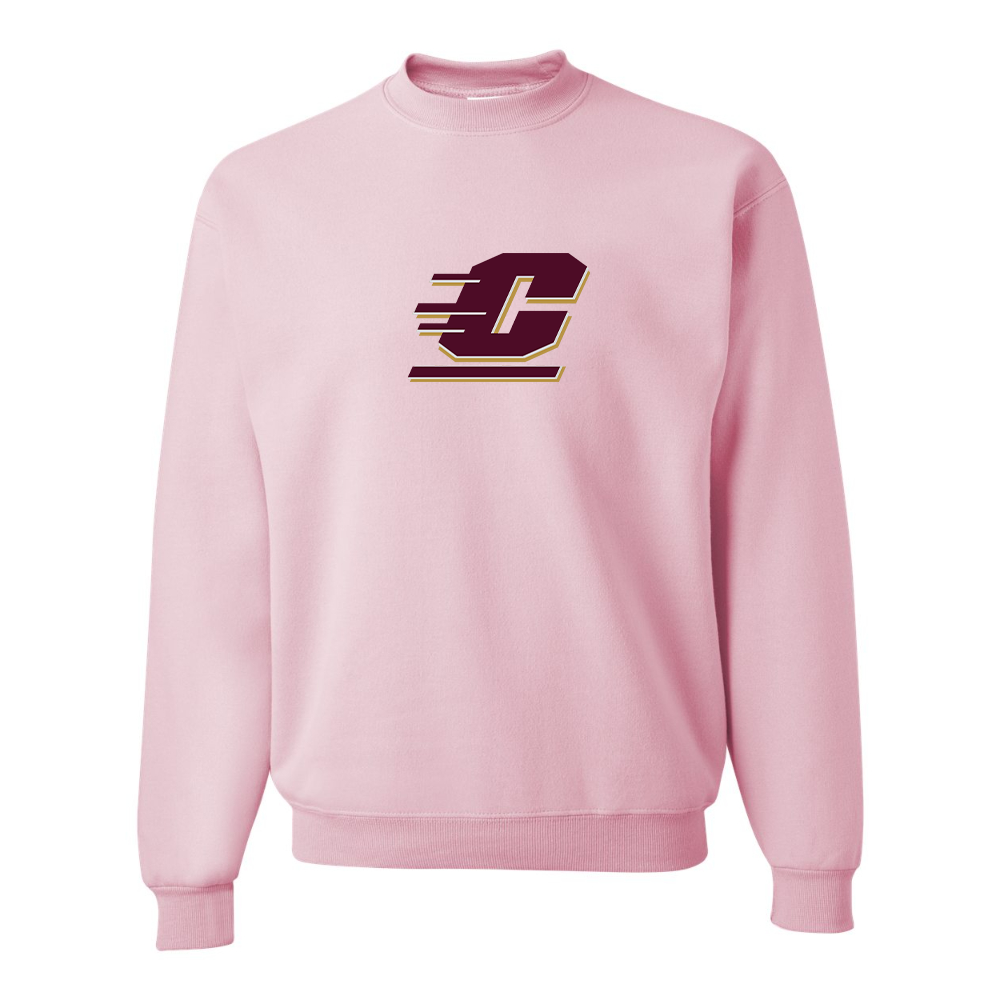 Men's Central Michigan Chippewas JERZEES NuBlend Crewneck Sweatshirt