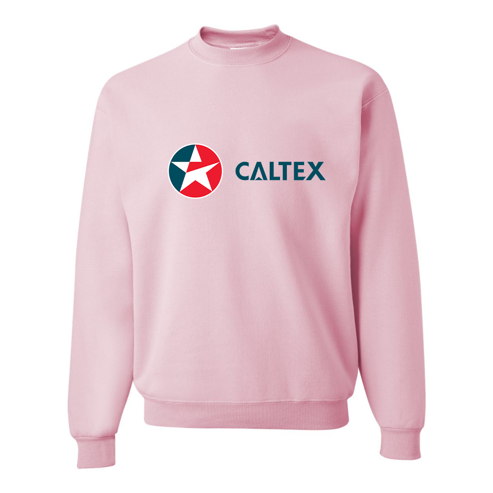 Men's  Caltex Gas Station  JERZEES NuBlend Crewneck Sweatshirt