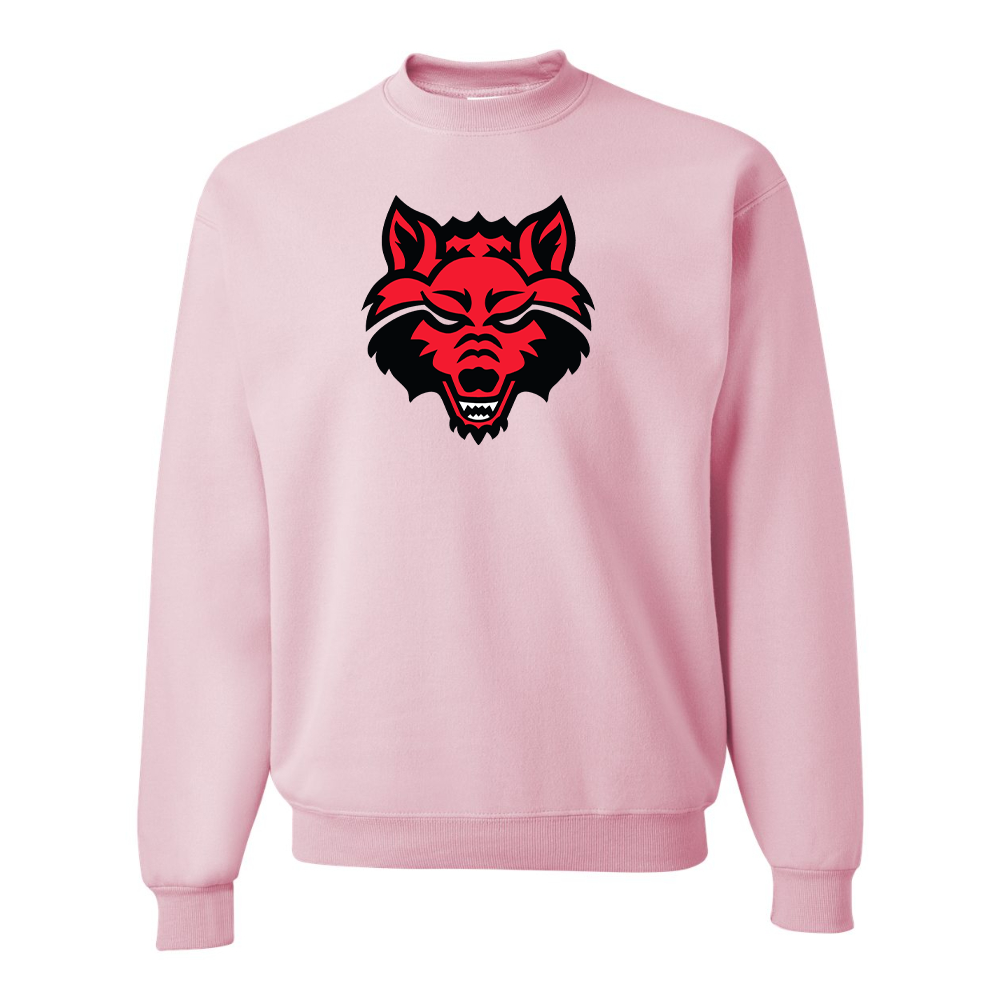 Men's Arkansas State Red Wolves JERZEES NuBlend Crewneck Sweatshirt