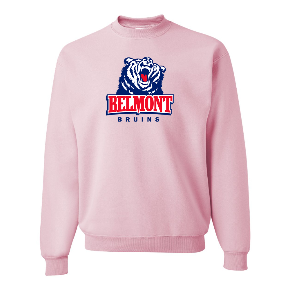 Men's Belmont Bruins JERZEES NuBlend Crewneck Sweatshirt