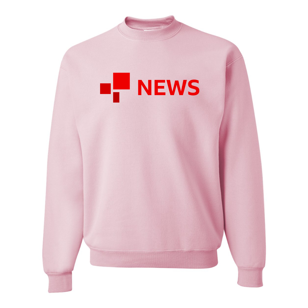 Men's BBC News  JERZEES NuBlend Crewneck Sweatshirt