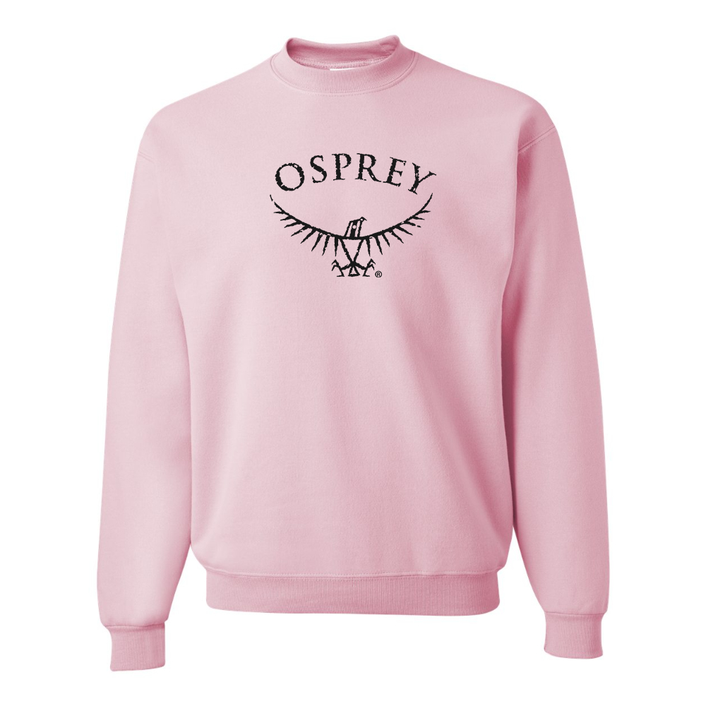 Men's  Osprey Black JERZEES NuBlend Crewneck Sweatshirt