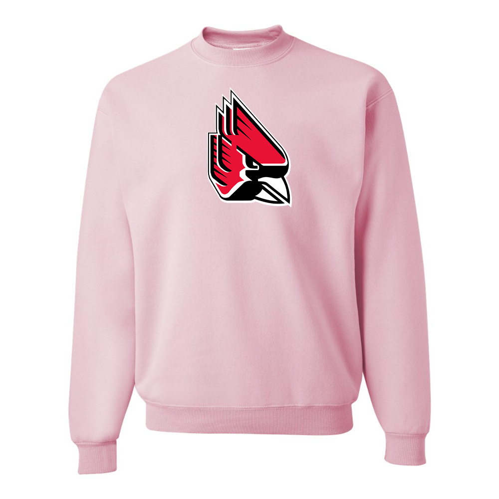 Men's   Ball State Cardinals JERZEES NuBlend Crewneck Sweatshirt
