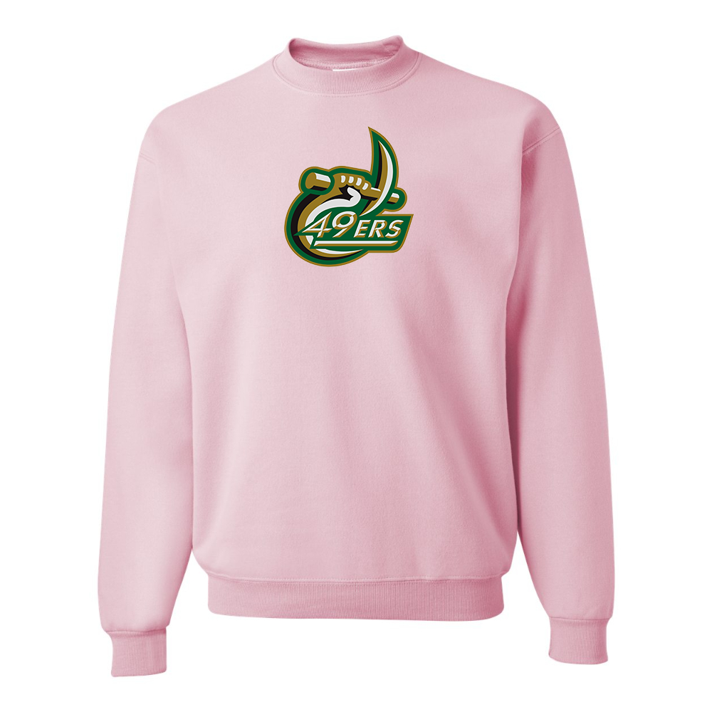 Men's  Charlotte 49ers JERZEES NuBlend Crewneck Sweatshirt