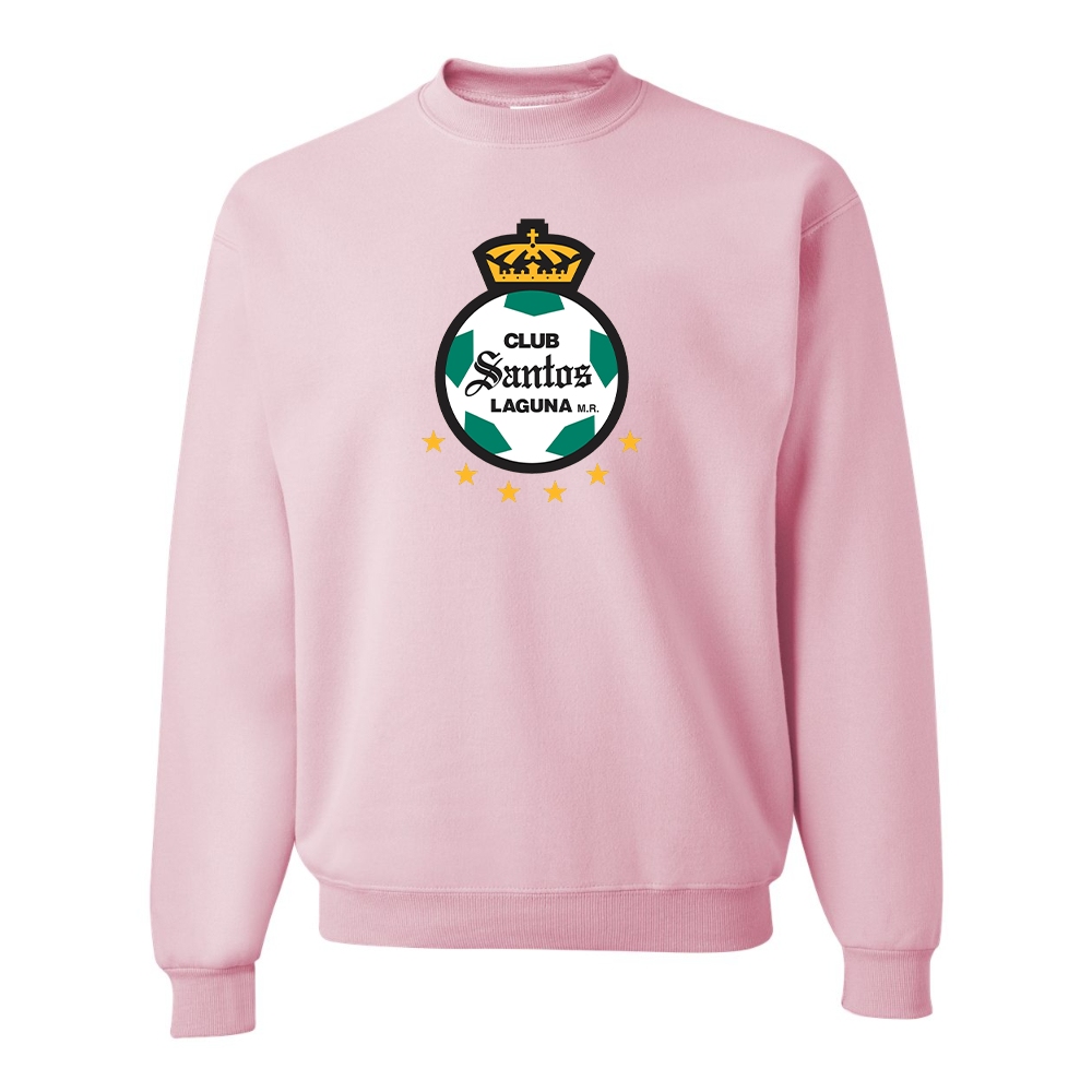 Men's Santos Laguna Soccer  JERZEES NuBlend Crewneck Sweatshirt