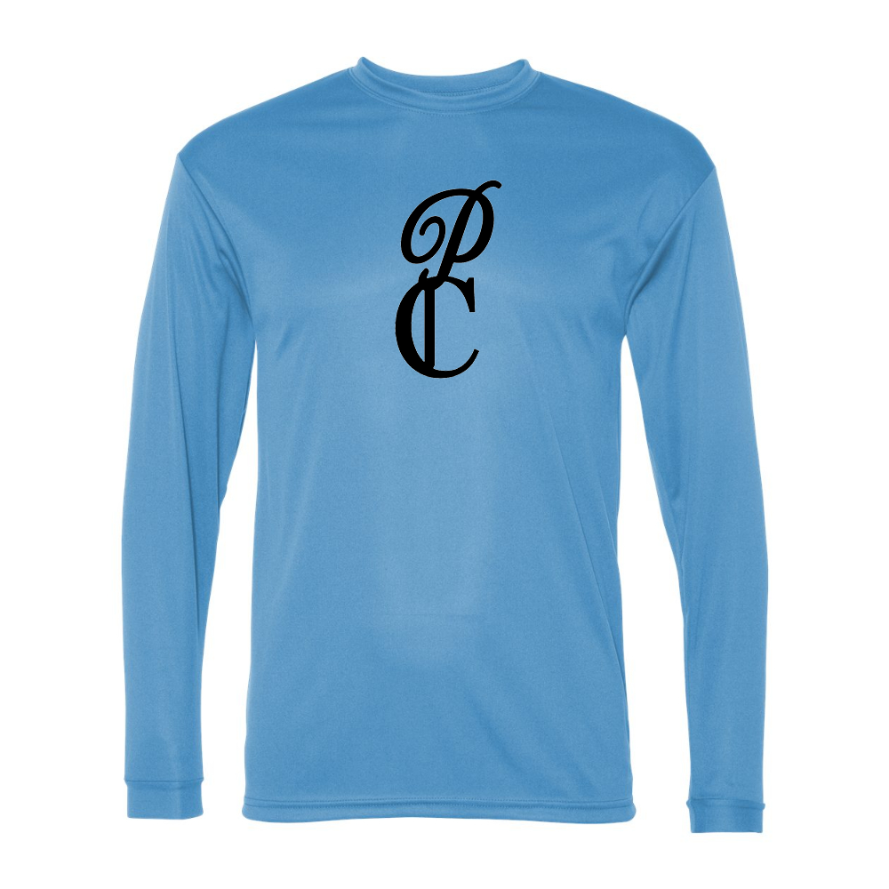 Men's P & C Black   Performance Long Sleeve T-Shirt
