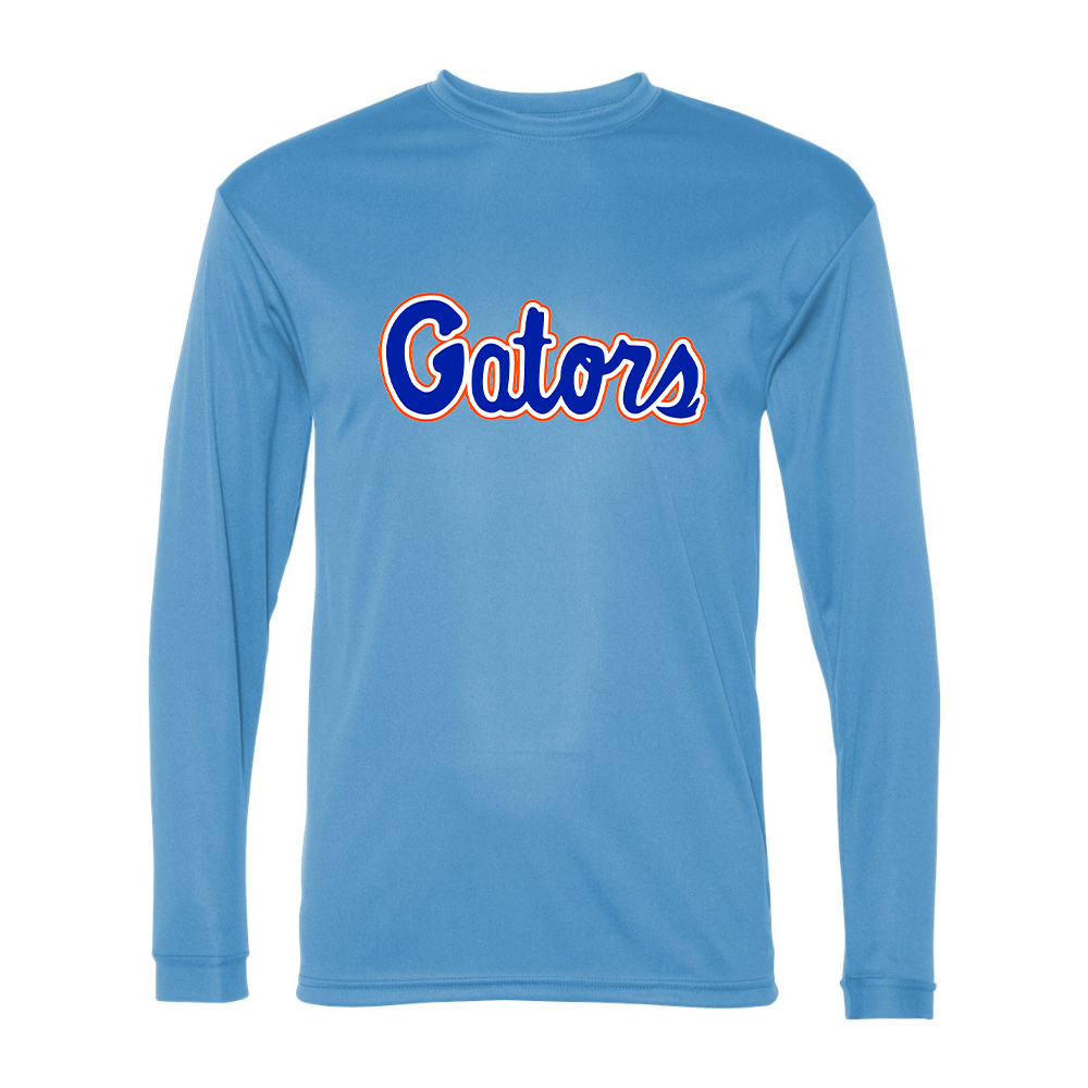 Men's Florida Gators Script Performance Long Sleeve T-Shirt
