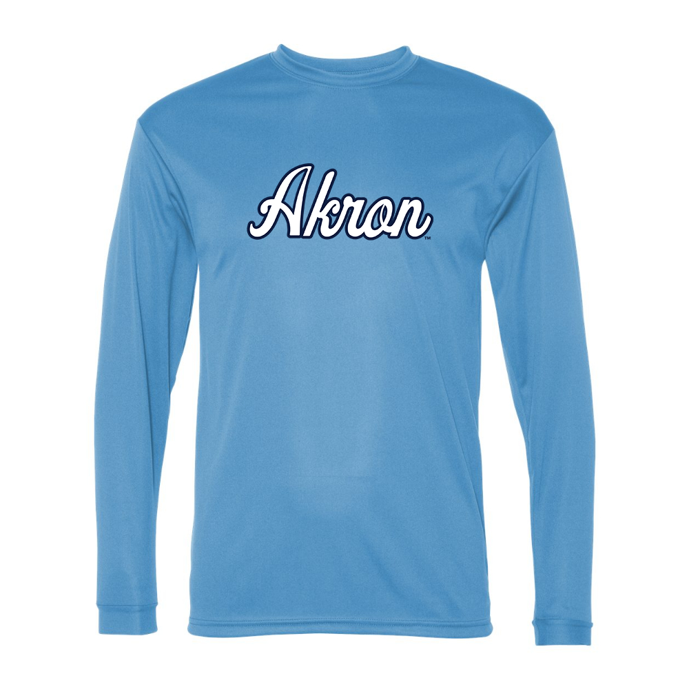 Men's Akron Zips  Performance Long Sleeve T-Shirt
