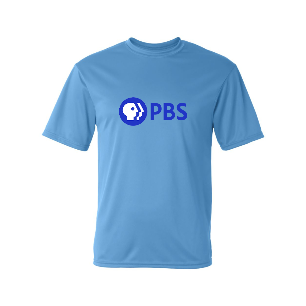 Men's  PBS Blue Performance T-Shirt