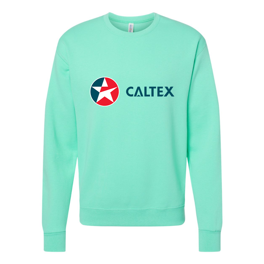 Men's  Caltex Gas Station  JERZEES NuBlend Crewneck Sweatshirt