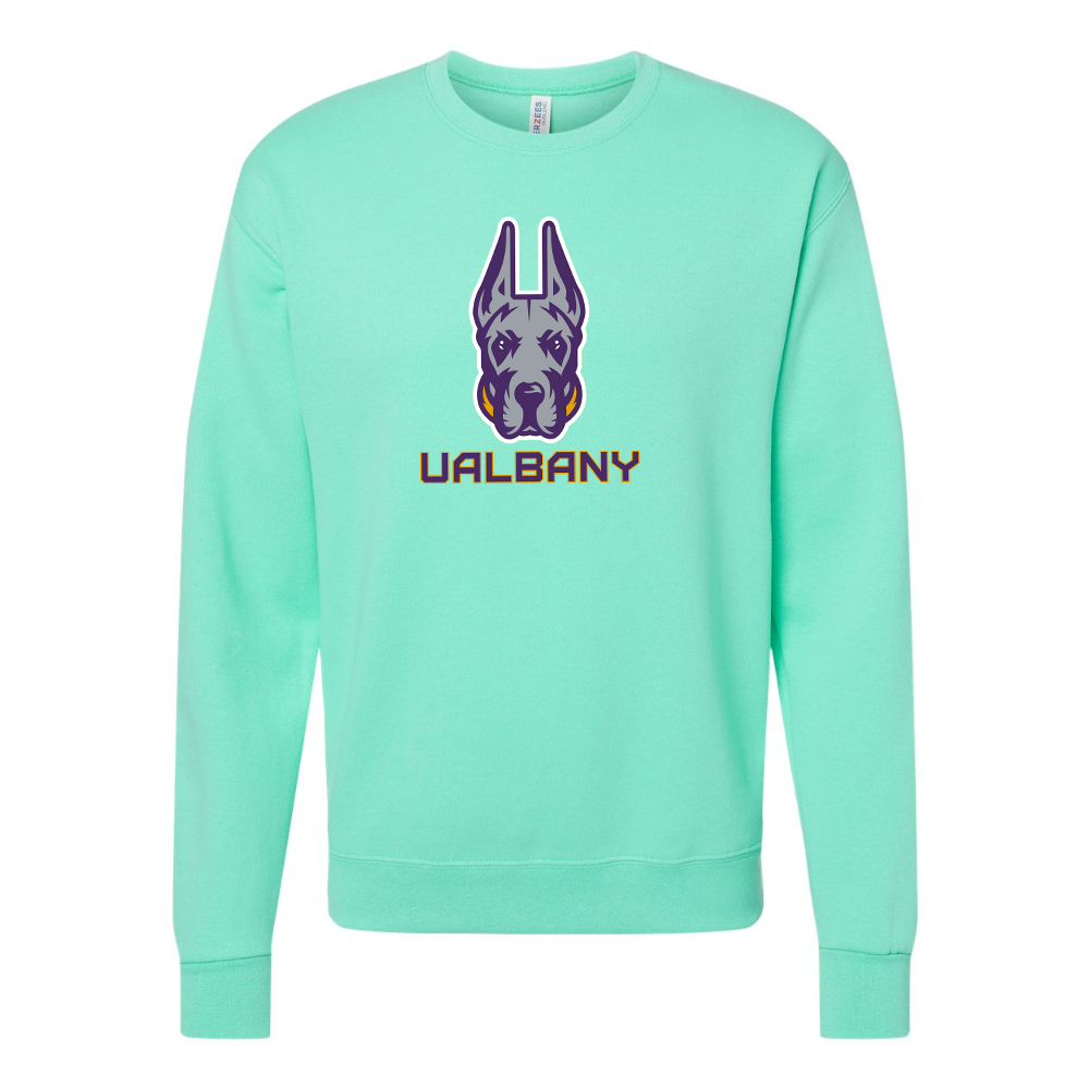 Men's Albany Great Danes  JERZEES NuBlend Crewneck Sweatshirt