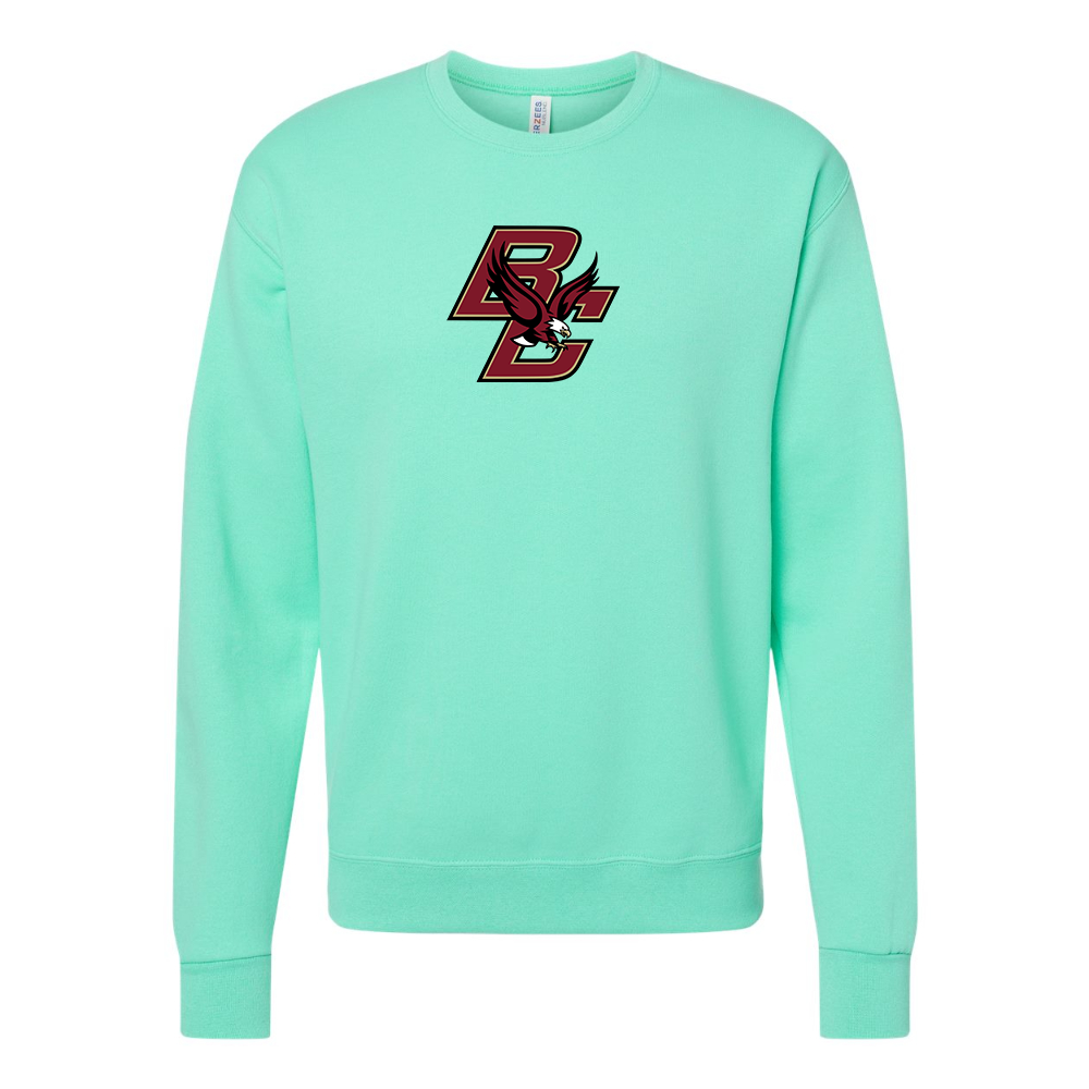 Men's Boston College Eagles  JERZEES NuBlend Crewneck Sweatshirt