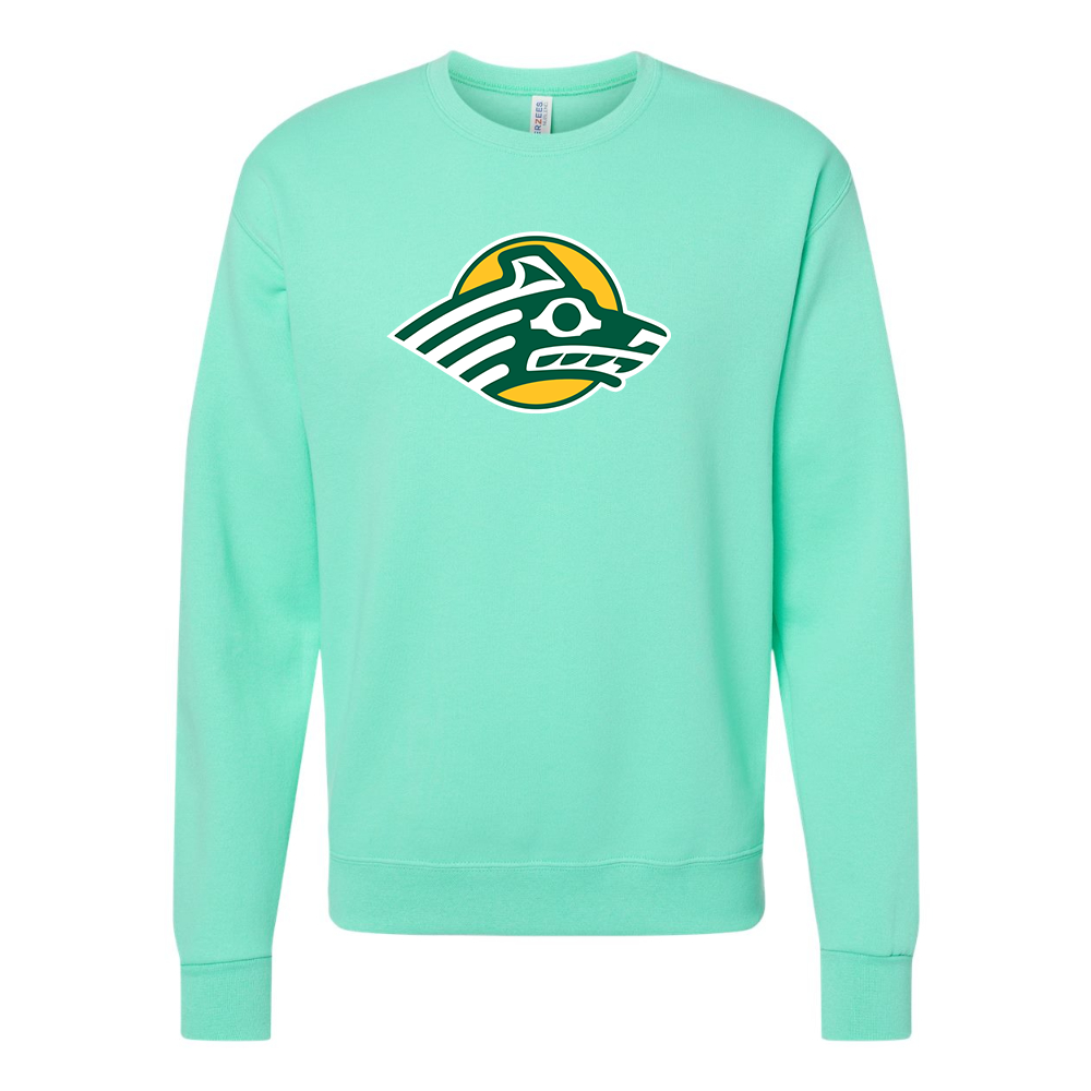 Men's Alaska Anchorage Seawolves   JERZEES NuBlend Crewneck Sweatshirt