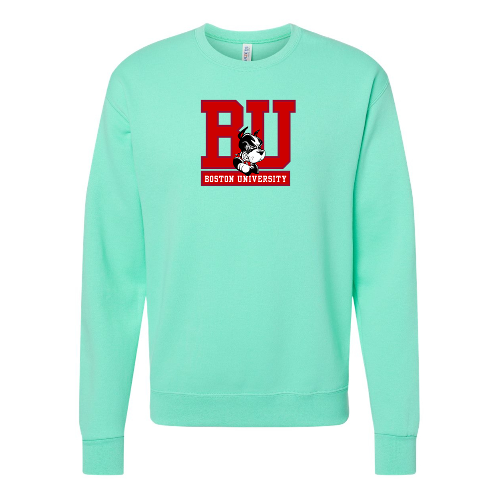 Men's Boston University Terriers JERZEES NuBlend Crewneck Sweatshirt