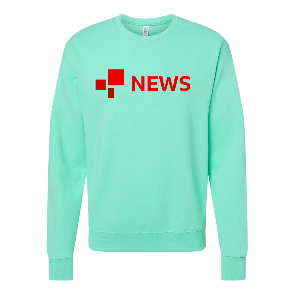 Men's BBC News  JERZEES NuBlend Crewneck Sweatshirt
