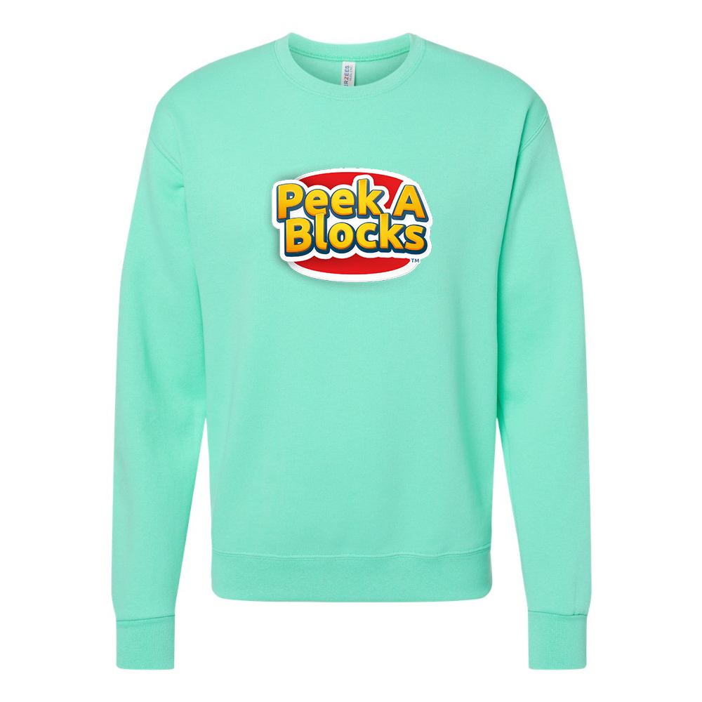 Men's Peek A Blocks JERZEES NuBlend Crewneck Sweatshirt