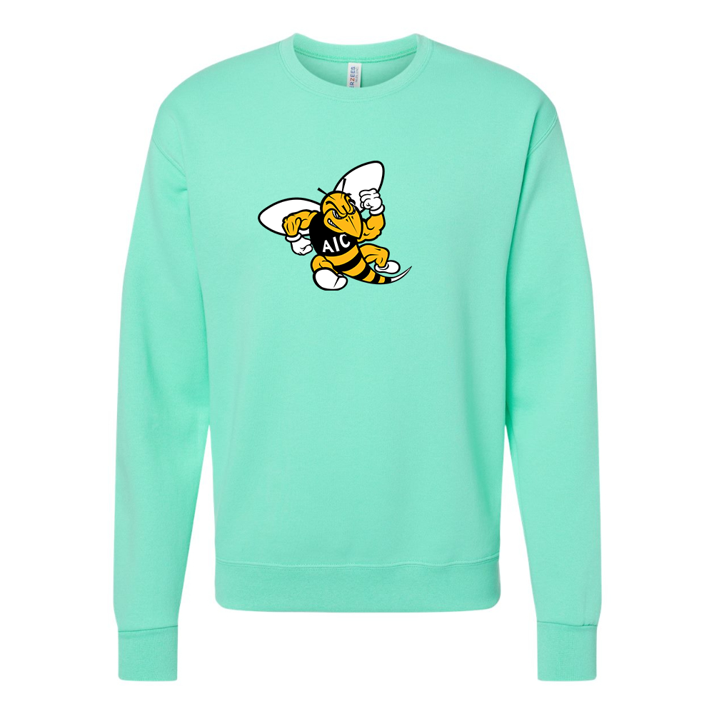 Men's AIC Yellow Jackets  JERZEES NuBlend Crewneck Sweatshirt