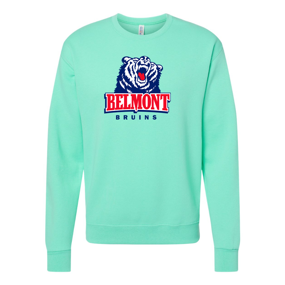Men's Belmont Bruins JERZEES NuBlend Crewneck Sweatshirt
