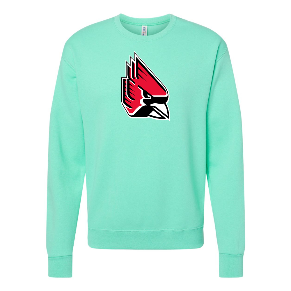 Men's   Ball State Cardinals JERZEES NuBlend Crewneck Sweatshirt