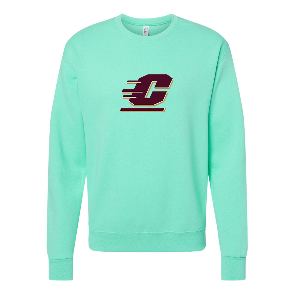 Men's Central Michigan Chippewas JERZEES NuBlend Crewneck Sweatshirt