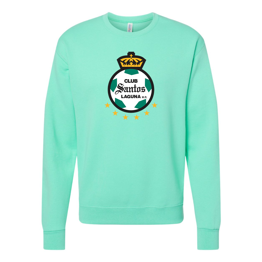 Men's Santos Laguna Soccer  JERZEES NuBlend Crewneck Sweatshirt