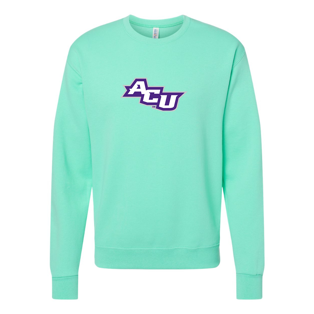 Men's Abilene Christian Wildcats   JERZEES NuBlend Crewneck Sweatshirt