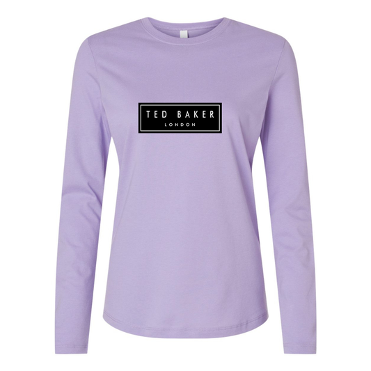 BELLA CANVAS Women’s  Ted Baker Jersey Long Sleeve Tee