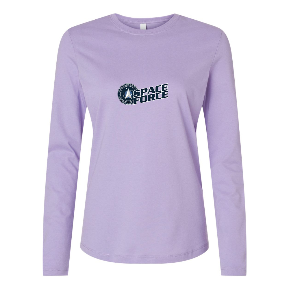 BELLA CANVAS Women’s Space Force Jersey Long Sleeve Tee