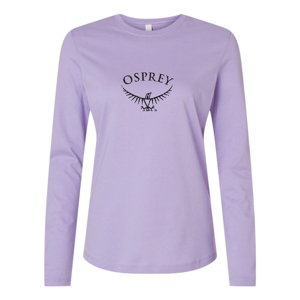 BELLA CANVAS Osprey Black  Jersey Long Sleeve Tee