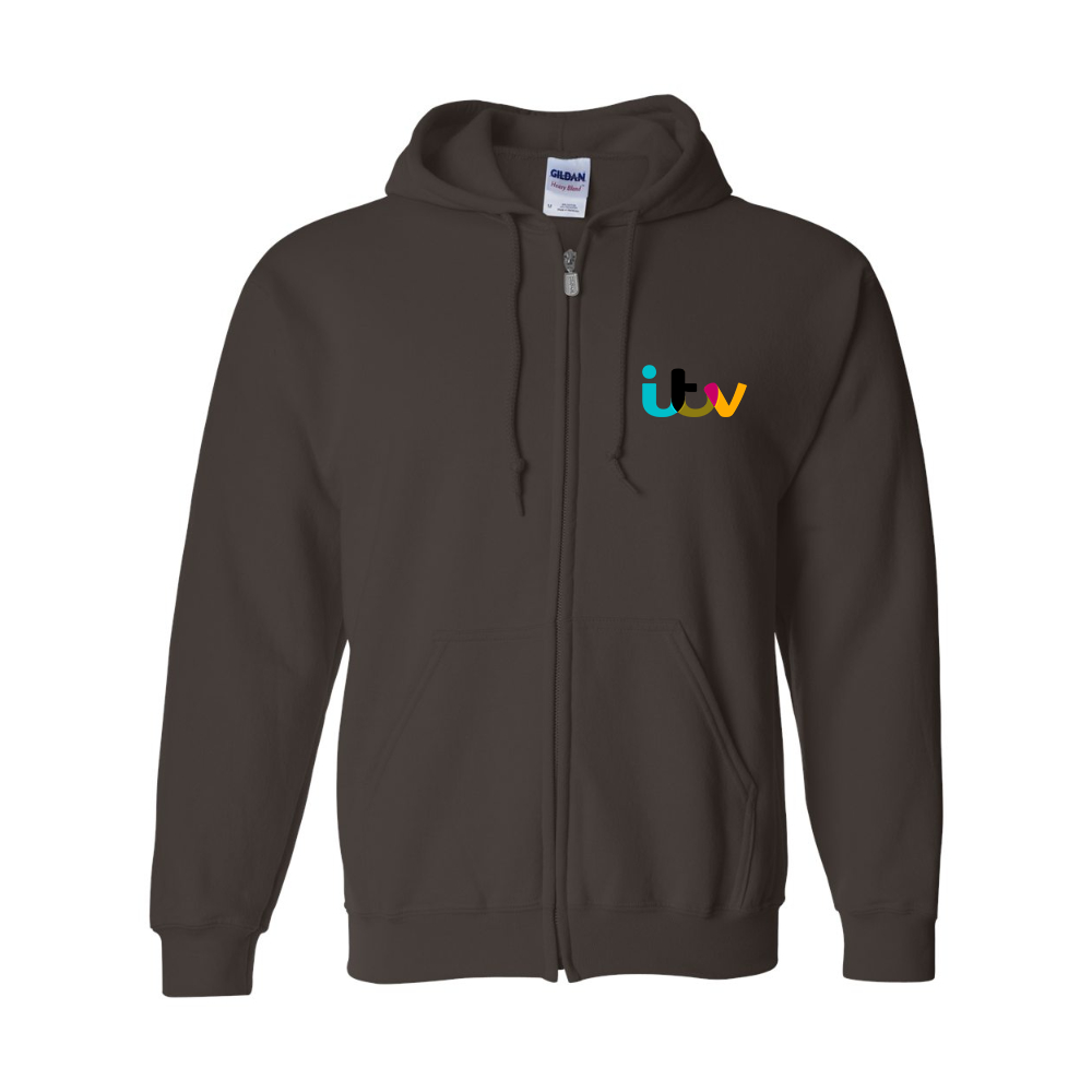 Men's Itv  Gildan  Heavy Blend Full Zip Hooded Sweatshirt