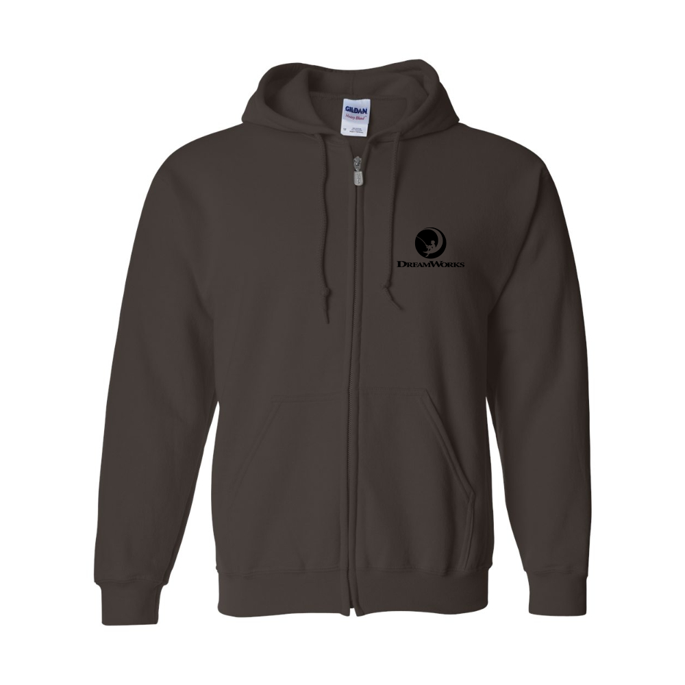 Men's Dreamworks  Gildan  Heavy Blend Full Zip Hooded Sweatshirt