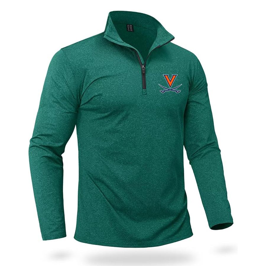 Men's (Design Here) Boladeci Men_s Quarter Zip Pullover Premium Fleece Lined Heather Long Sleeve Golf Shirts Midweight 1_4 Half Zip Sweatshirts