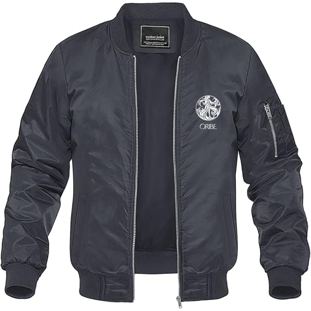 Men's Oribe   Lightweight Bomber Jacket Windbreaker Softshell Varsity Jacket Coat