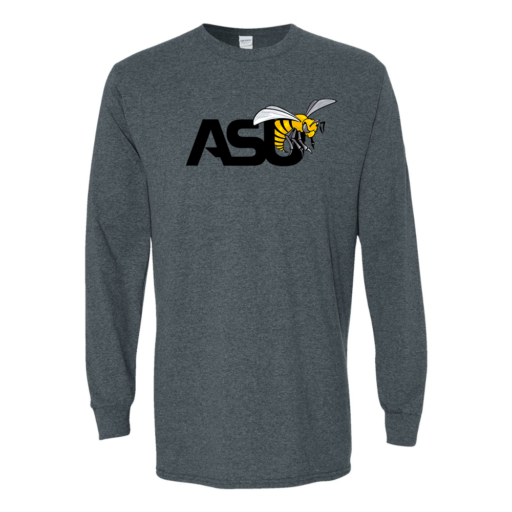 Men's Alabama State Hornets Gildan Heavy Cotton Long Sleeve T-Shirt