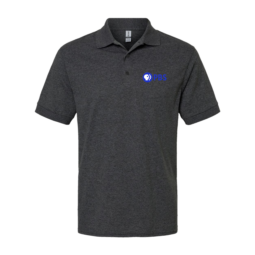 Men's PBS Blue Dry Blend Jersey Polo