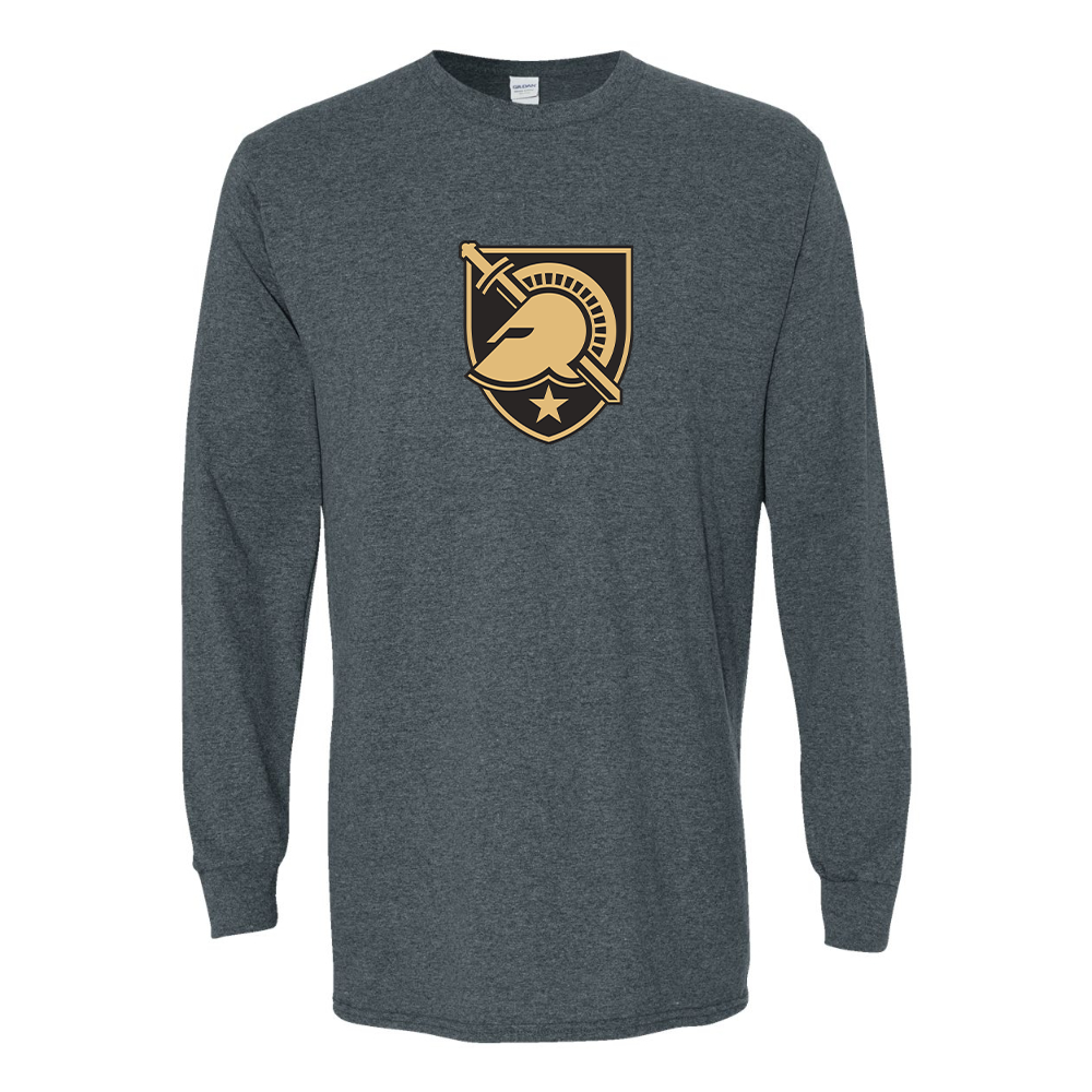 Men's  Army Black Knights  Gildan Heavy Cotton Long Sleeve T-Shirt