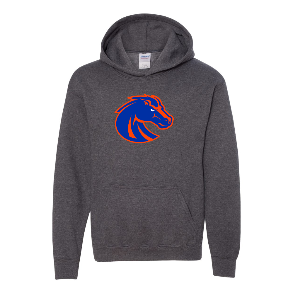 Youth Boise State Broncos  Gildan Heavy Blend  Hooded Sweatshirt