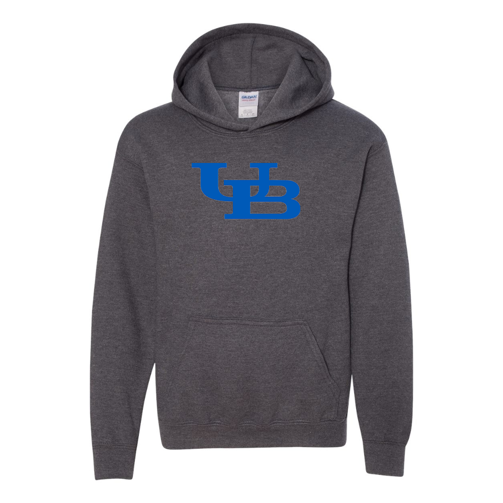Youth  Buffalo Bulls   Gildan Heavy Blend  Hooded Sweatshirt