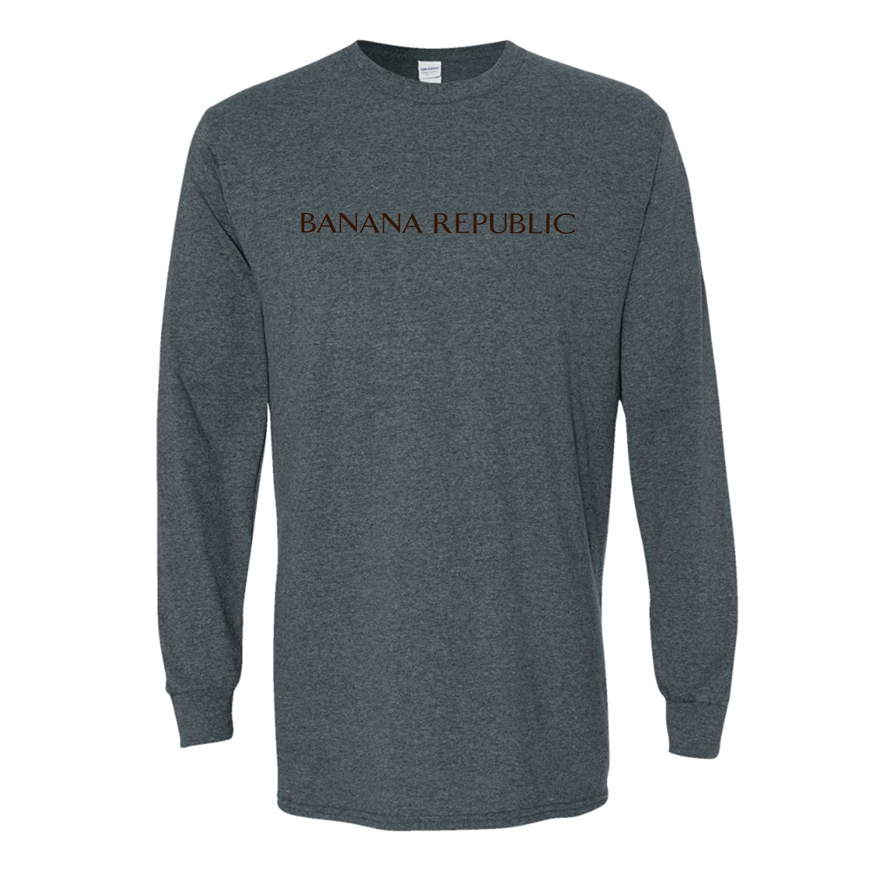 Men's Banana Republic Gildan Heavy Cotton Long Sleeve T-Shirt